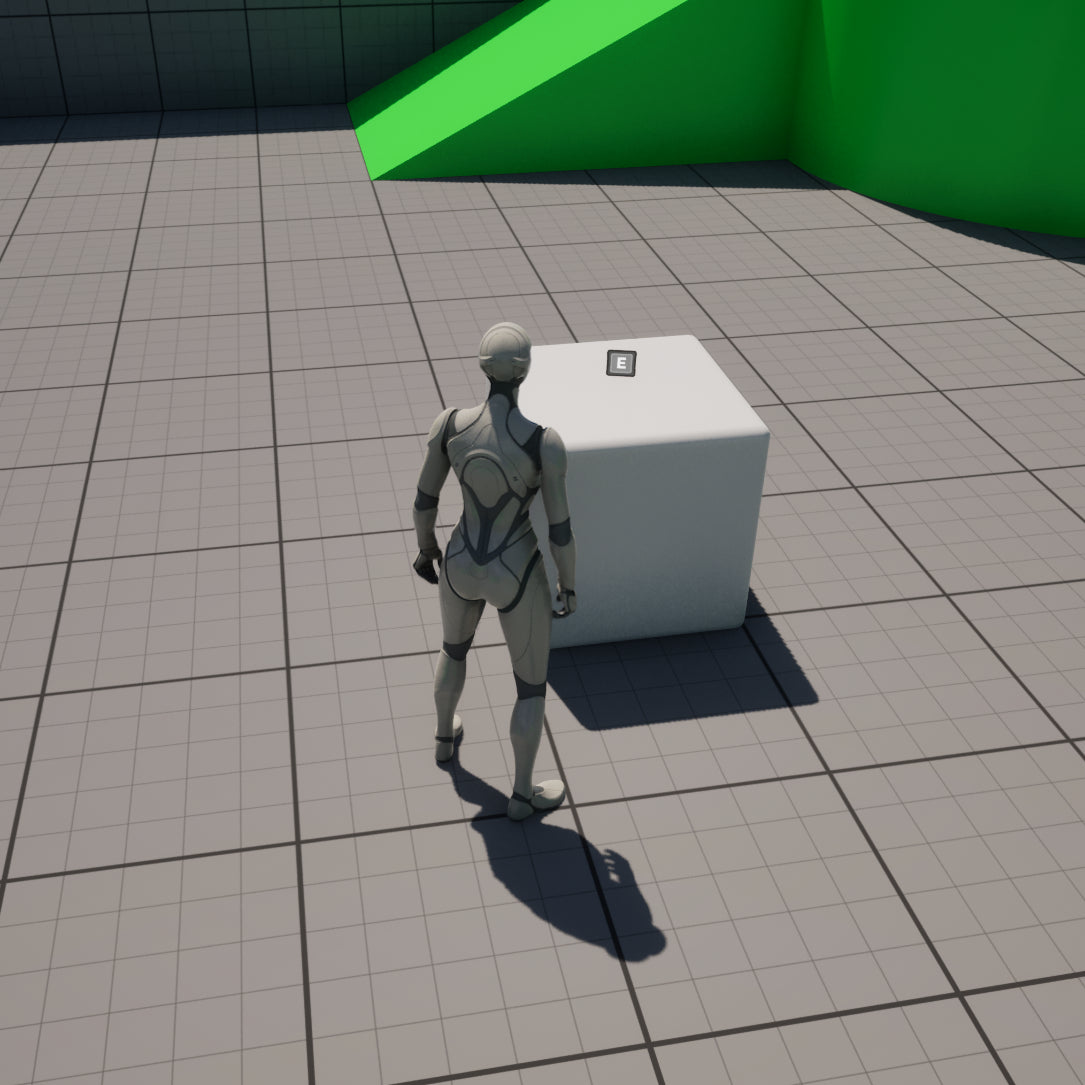 Prompt d’interaction avec une touche clavier dans Unreal Engine 5