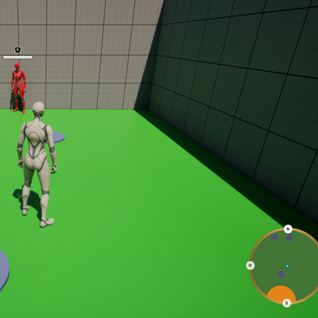 Exemple de marqueur d'ennemi  pour le plugin de minimap pour UE 5.6+ 100% blueprint
