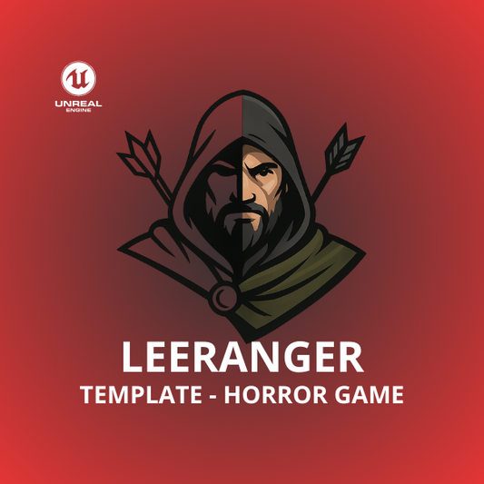 Template UE5 Horror Game – Image produit Leeranger pour jeu d’horreur third-person